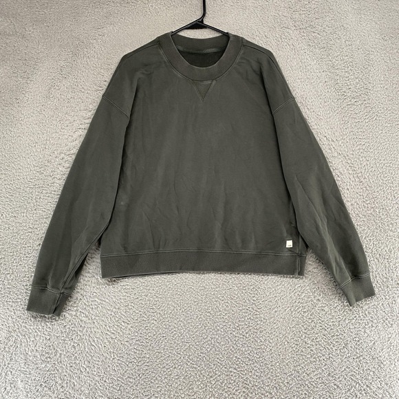 Vuori Tops - Vuori Sweatshirt Womens‎ Large Green Sedona Crew Terry Crewneck Pullover Sweater